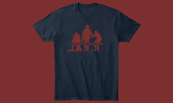 Veteran T-shirt Design. Soldier t shirt design. Military veteran t-shirt design