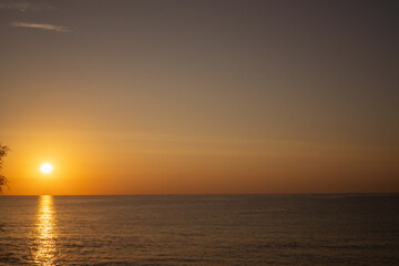 Fototapeta premium sunset over the sea
