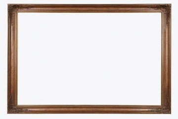a close up of a picture frame with a white background                          