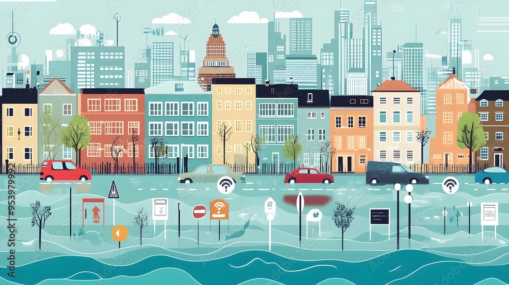 Poster iot powered early warning systems for flood alerts in smart urban areas leveraging sensors data anal