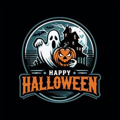 halloween background with pumpkin