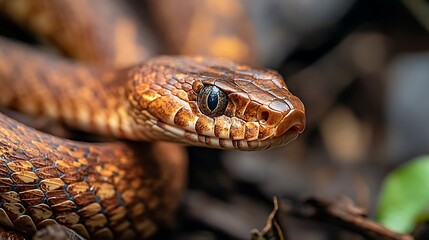 Fototapeta premium snake in the grass
