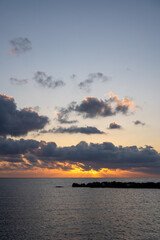 Fototapeta premium sunset in the sea