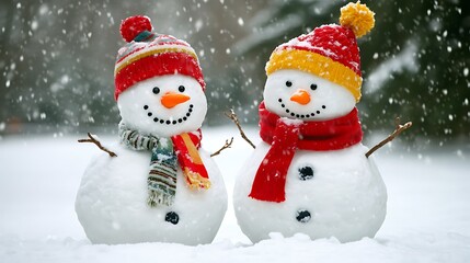 Fototapeta premium snowman