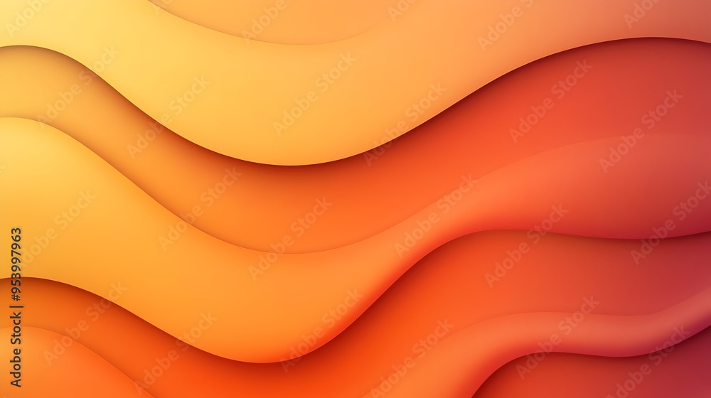 Poster elegant and minimalist gradient background with smooth transitions between 2 3 shades of warm vibran