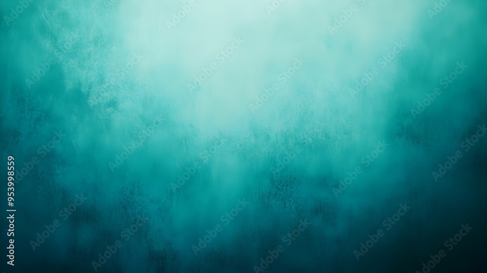 Poster captivating turquoise gradient background with seamless transitions between shades of aqua teal and 