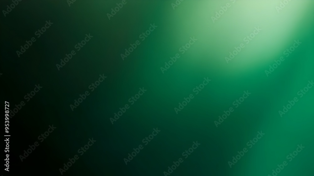 Poster serene emerald gradient background with smooth transitions between 2 3 shades of green creating a ca