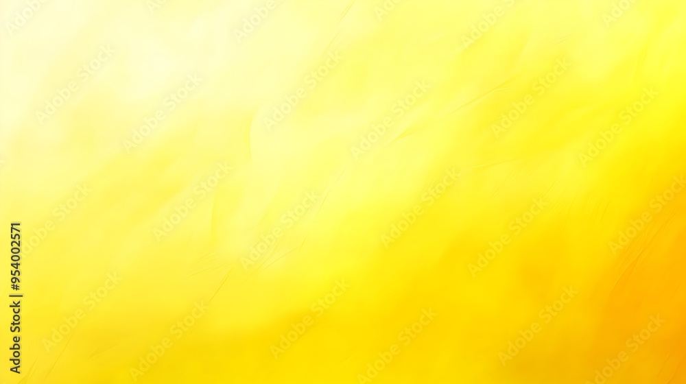 Poster gradient background with smooth transitions between lemon yellow shades providing ample space for ov