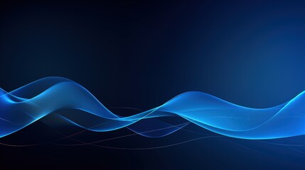 A smooth wave pattern in shades of blue, creating a calming and modern graphic design element.