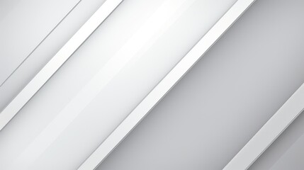 Obraz premium A sleek, modern abstract design featuring diagonal lines and a gradient of light gray tones.