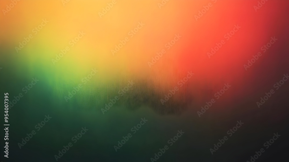 Poster elegant and modern gradient background featuring smooth transitions between shades of green and red 