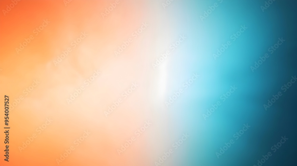 Poster Stunning gradient background featuring smooth transitions between shades of cerulean and tangerine creating a versatile and visually striking canvas for overlaying text graphics