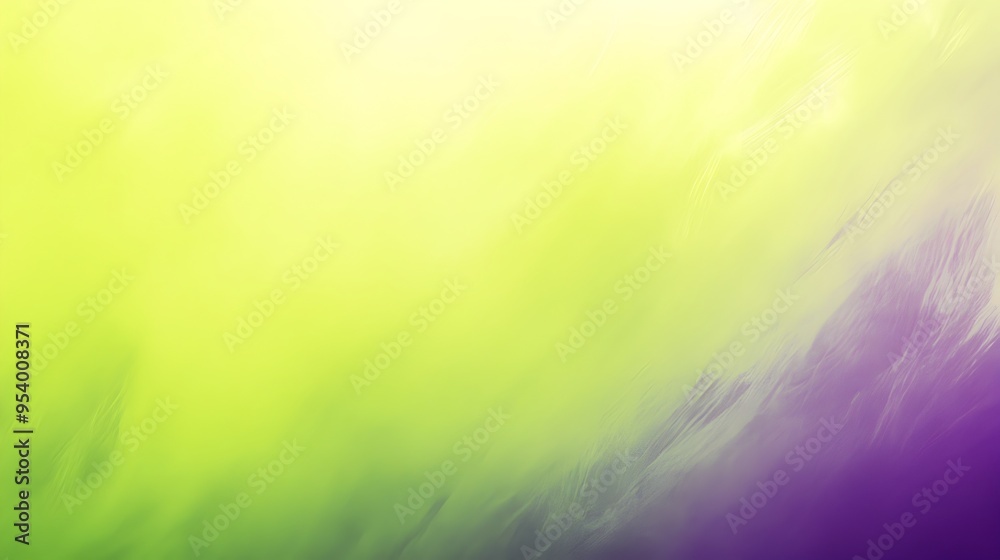 Poster elegant and minimalist smooth gradient background transitioning between soft chartreuse and rich pur
