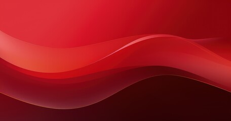 A smooth, flowing abstract design featuring shades of red, creating a dynamic and modern aesthetic.
