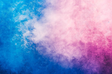 Fototapeta premium pastel pink blue , empty space grainy noise grungy texture color gradient rough abstract background , shine bright light and glow template