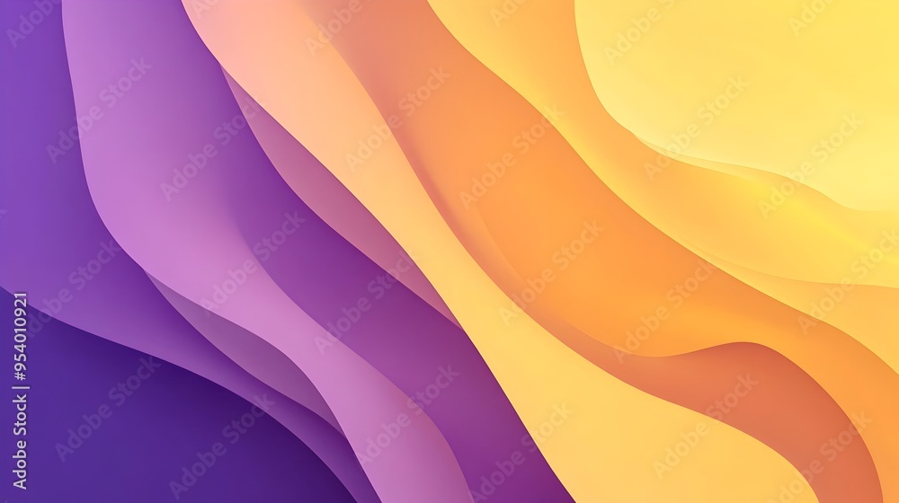 Poster elegant and modern gradient background with smooth transitions between two to three shades of violet