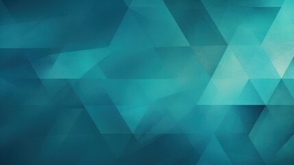 Obraz premium A serene abstract background featuring geometric shapes in shades of teal and blue, ideal for digital design projects.
