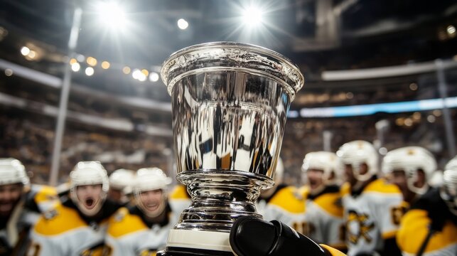 The stanley cup  a prestigious trophy in professional ice hockey celebrating team excellence