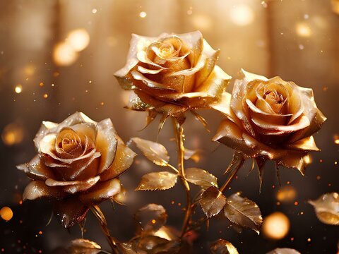 R Golden Roses