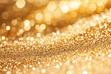 Sparkling gold glitter with bokeh. Perfect for adding a touch of elegance and luxury to your designs.