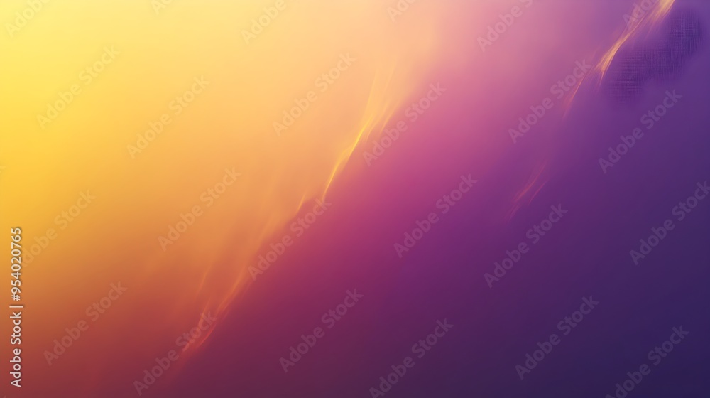 Poster elegant and sophisticated gradient background with smooth transition between soft gold and vibrant p