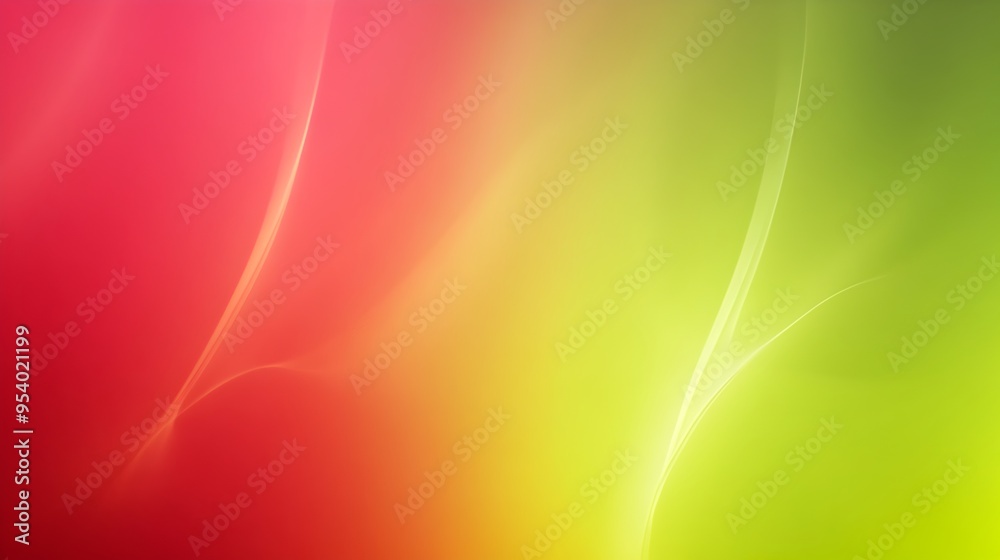 Poster captivating digital background with a smooth gradient transition between lush lime green and rich cr