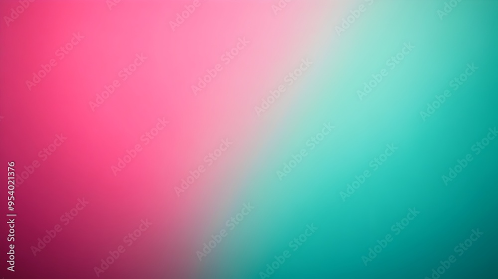 Poster stunning gradient background with seamless transitions between shades of fuchsia and jade creating a