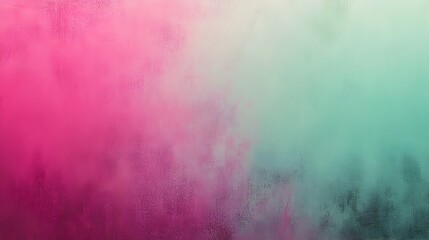 Fototapeta premium Captivating Gradient Background with Smooth Transitions of Fuchsia and Jade Hues Visually Stunning Digital Artwork Ideal for Overlays Designs and Multimedia Applications