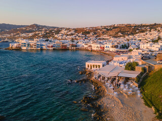 Fototapeta premium Sunset in Mykonos