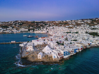 Fototapeta premium Sunset in Mykonos