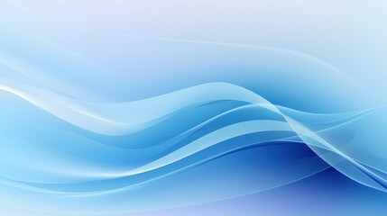 A serene abstract background featuring smooth blue waves, ideal for digital design and presentations.