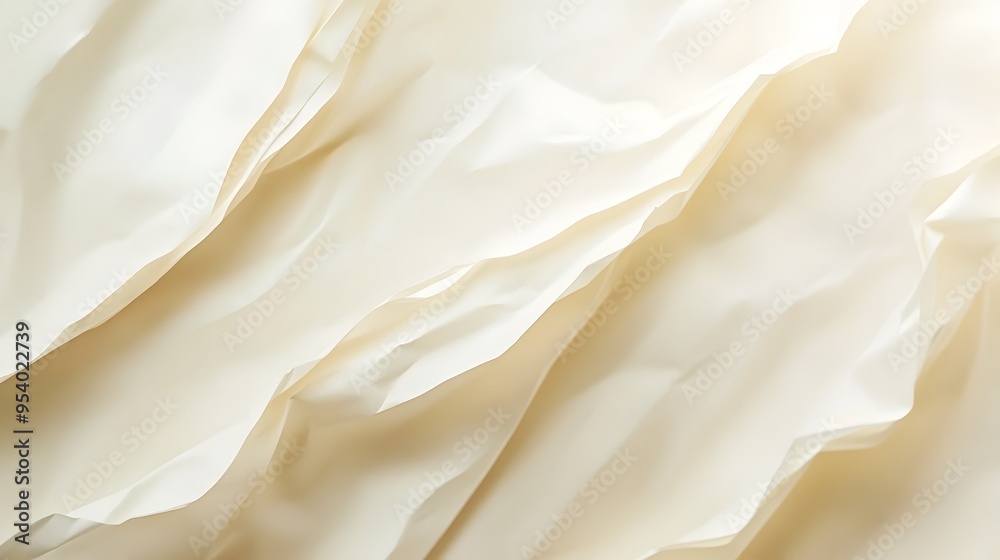 Poster minimalist and elegant textured paper background with soft gradient hues in shades of ivory providin