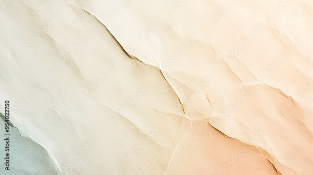 Poster minimalist and elegant textured paper background with soft gradient hues in shades of ivory clean an
