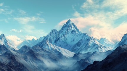 Obraz premium Mountains. Mountains stock photo