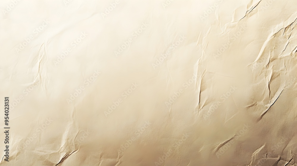 Poster minimalist and elegant textured paper background with soft gradient hues in shades of soft cream cle