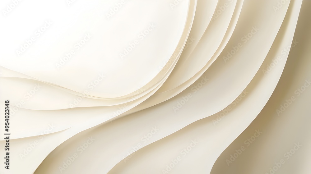 Poster minimalist and elegant textured paper background with soft gradient hues in shades of cream clean an