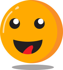 Happy Emoticon Expression