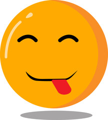 Tongue Emoticon Expression