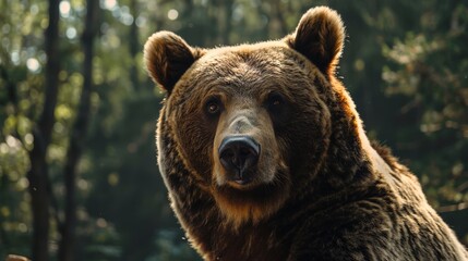 Brown Bear: The Mighty Ursus in its Natural Habitat of the European Carpathian Forest