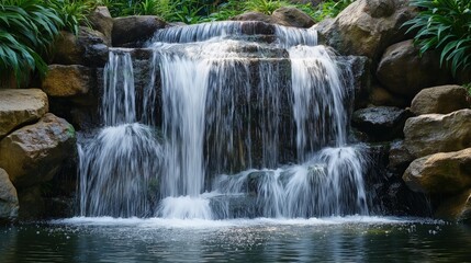 Obraz premium Waterfall in the forest or park