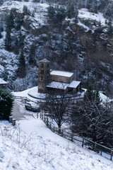 Winter in Mountains of Andorra