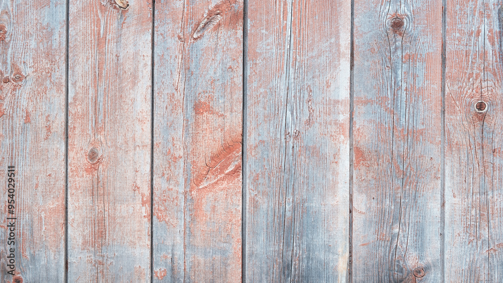 Poster A wooden board with a blue and orange color scheme. The board is made of wood and has a rustic appearance. The blue and orange colors create a warm and inviting atmosphere, texture background