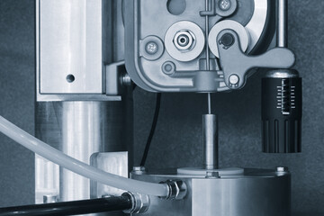 Metalworking industry concept, industrial equipment for cutting and welding metal details