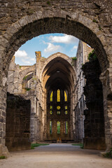 Naklejka premium The abbey Viller-la-Ville, Wallonie, Belgium