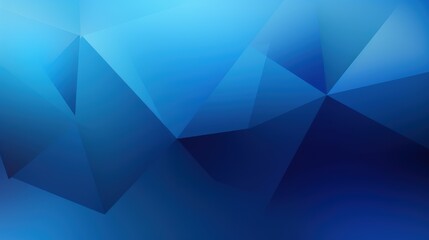 Obraz premium A vibrant blue abstract background featuring geometric shapes and gradients, suitable for digital designs and presentations.