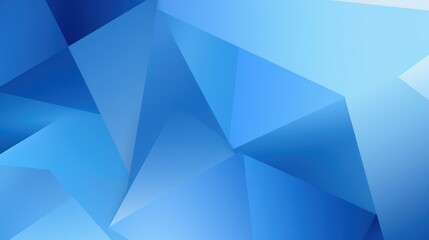 Obraz premium A dynamic abstract design featuring various shades of blue and geometric shapes, ideal for backgrounds or digital art.