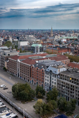 Aerial view of Antwerpen, Belgium