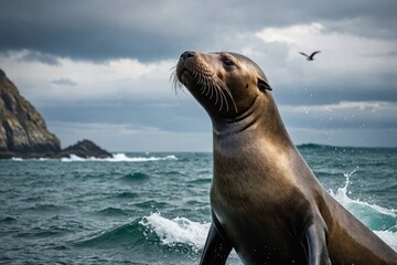 Naklejka premium Sea Lion