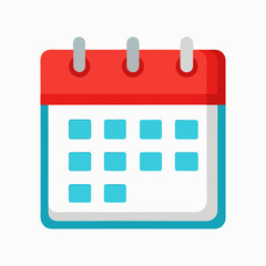 Calendar icon art vector