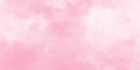 Abstract pink Wall Texture with Watercolor Brush Strokes. Soft pink pastel watercolor background. party invitation, packaging, surface design. Grunge and textured banner with free copy space.	